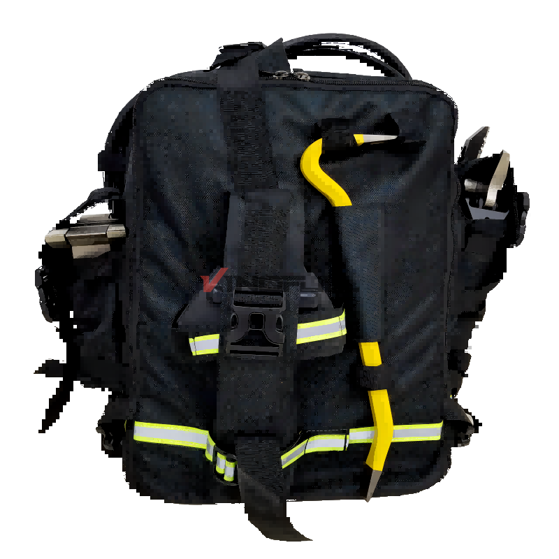 Individual rescue and demolition tools backpack