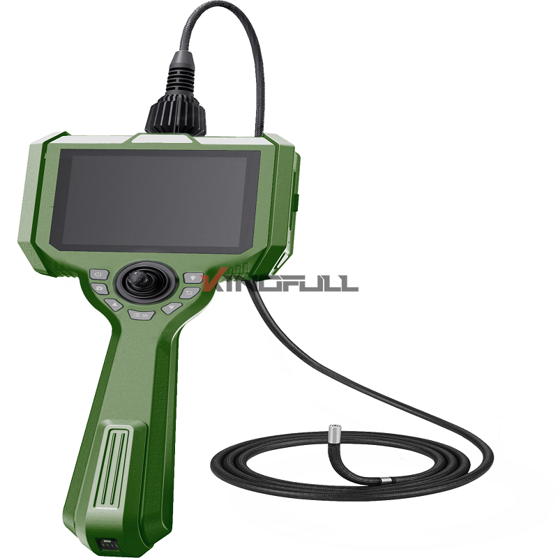 Flexible endoscope with soft pipe